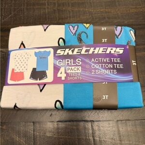 Brand new w tag! Girls Sketchers 4 pack outfits in size 3T Activewear